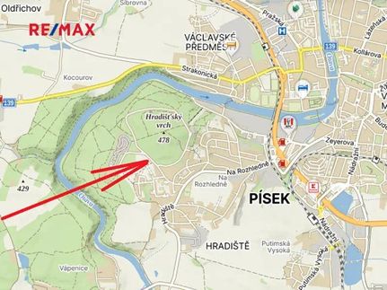 Prodej stavebního pozemku 809 m²