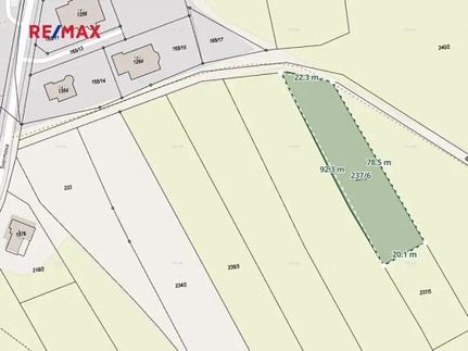 Prodej stavebního pozemku 1680 m²