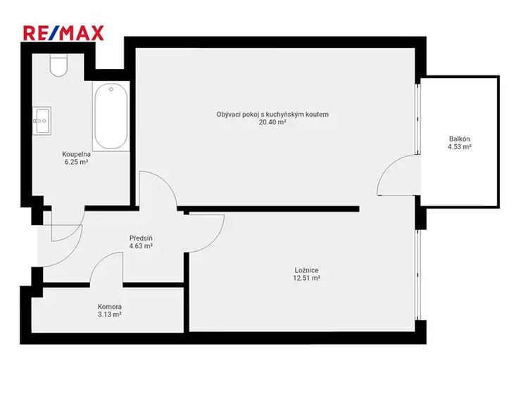 Prodej bytu 2+kk 47 m²