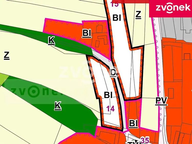 Prodej stavebního pozemku 2258 m²