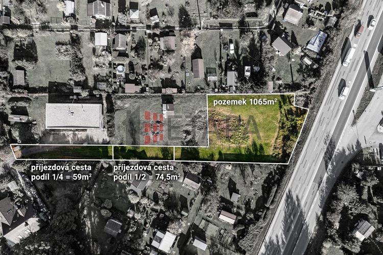 Prodej stavebního pozemku 1198 m²