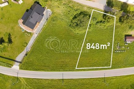 Prodej stavebního pozemku 848 m²