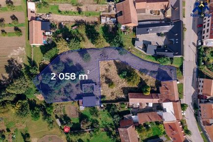 Prodej stavebního pozemku 2058 m²