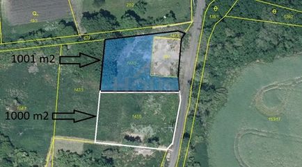 Prodej stavebního pozemku 1001 m²