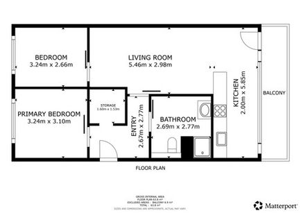 Prodej bytu 3+kk 62 m²