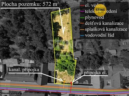 Prodej stavebního pozemku 572 m²