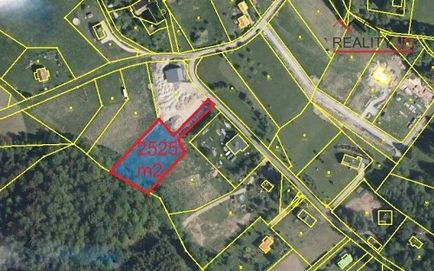 Prodej stavebního pozemku 2525 m²