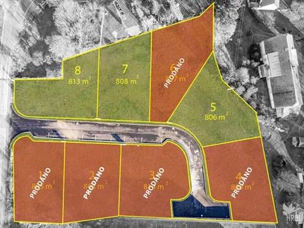 Prodej stavebního pozemku 803 m²