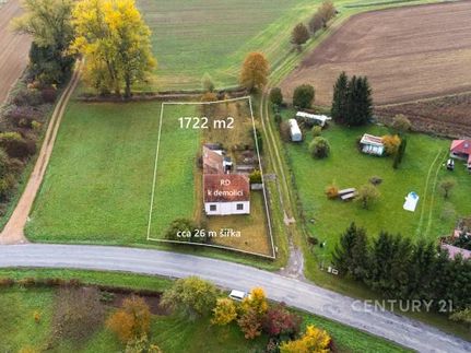 Prodej stavebního pozemku 1722 m²
