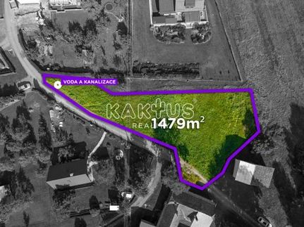 Prodej stavebního pozemku 1479 m²