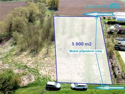 Prodej stavebního pozemku 5800 m²