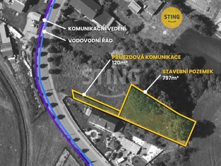 Prodej stavebního pozemku 797 m²