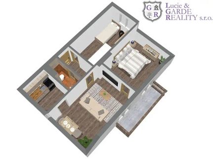 Prodej bytu 3+1 57 m²