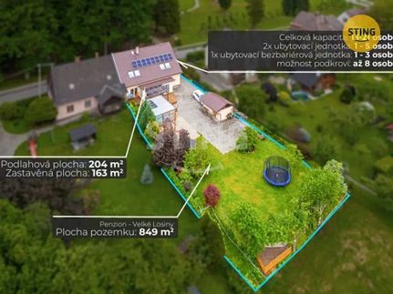 Prodej chalupy 280 m², pozemek 849 m²