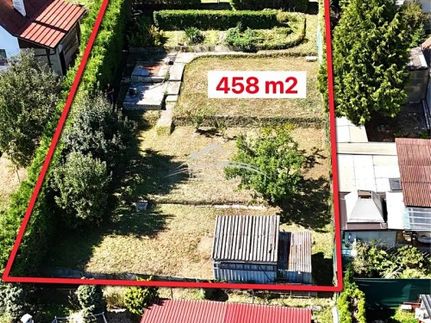 Prodej stavebního pozemku 458 m²