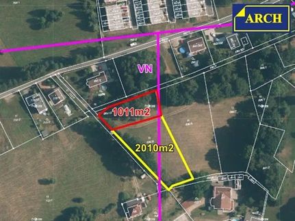 Prodej stavebního pozemku 1211 m²