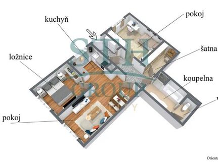 Prodej bytu 3+1 64 m²