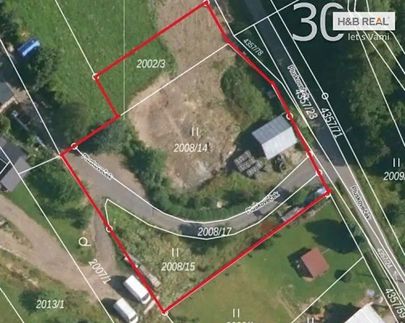 Prodej stavebního pozemku 2005 m²