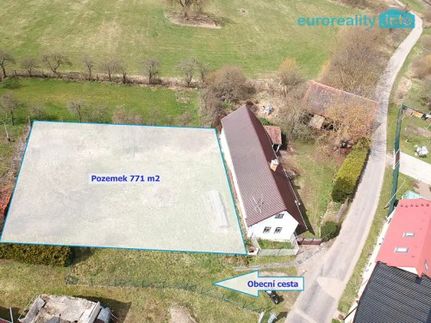 Prodej stavebního pozemku 771 m²