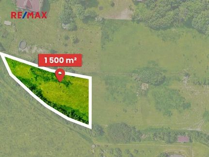 Prodej stavebního pozemku 1500 m²