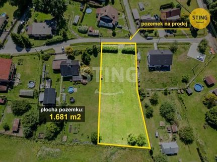 Prodej stavebního pozemku 1681 m²
