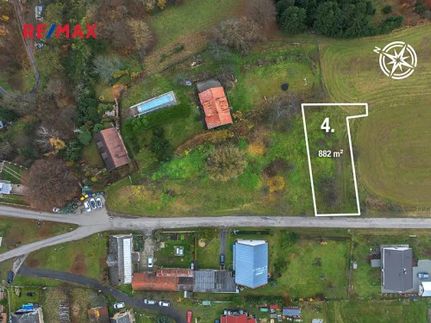 Prodej stavebního pozemku 882 m²