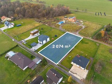 Prodej stavebního pozemku 2074 m²