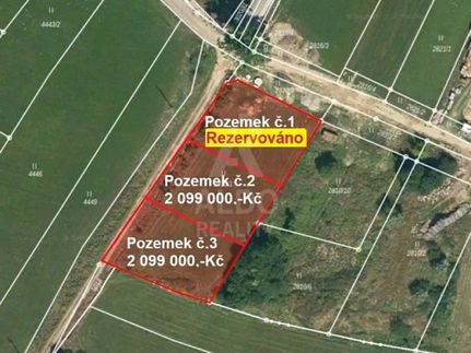 Prodej stavebního pozemku 913 m²