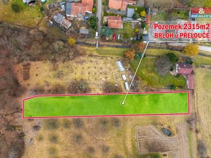 Prodej stavebního pozemku 2315 m²