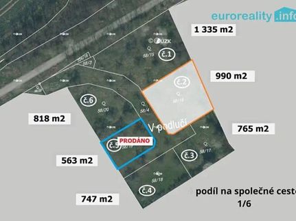Prodej stavebního pozemku 990 m²