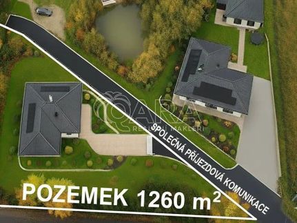 Prodej stavebního pozemku 1260 m²