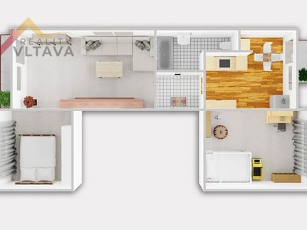 Prodaný  byt 3+1 67 m²