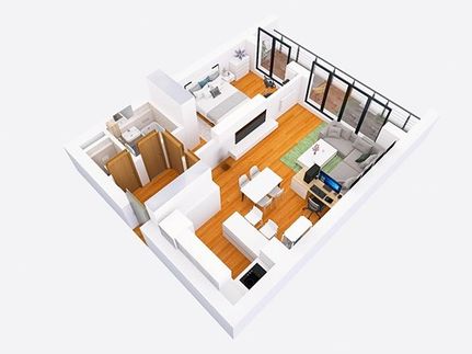 Prodaný  byt 2+kk 59 m²