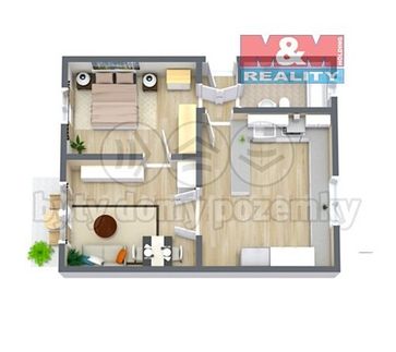 Prodaný  byt 2+1 51 m²