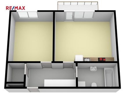 Prodaný  byt 2+kk 47 m²