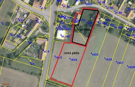 Prodej stavebního pozemku 4412 m²