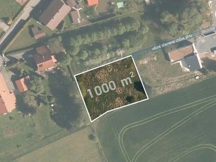 Prodej stavebního pozemku 1000 m²