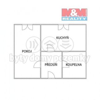Prodaný  byt 1+1 39 m²