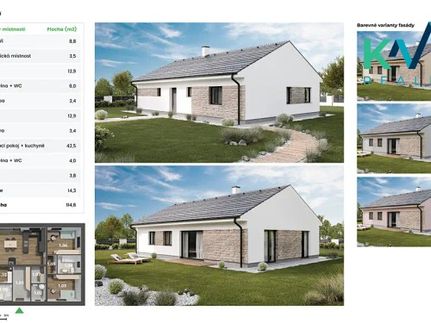 Prodej projektu 114 m², pozemek 954 m²