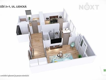 Prodaný  byt 3+1 72 m²