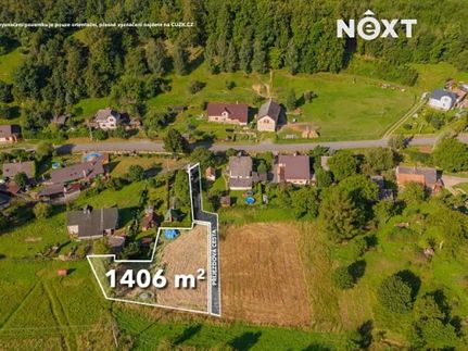 Prodej stavebního pozemku 1406 m²