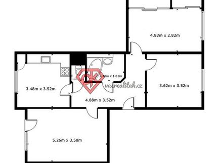 Prodaný  byt 3+1 80 m²