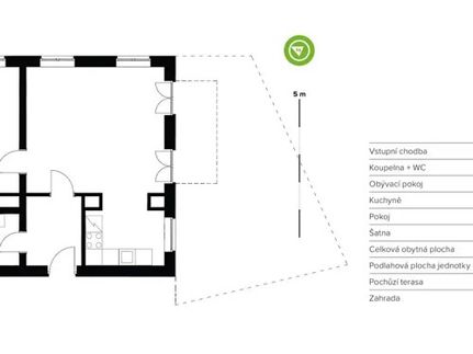 Prodej bytu 2+kk 69 m²
