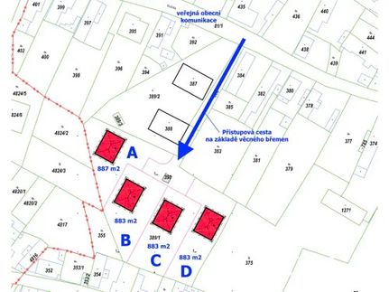 Prodej stavebního pozemku 3827 m²