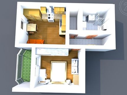 Prodaný  byt 2+kk 52 m²