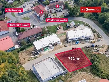 Prodej stavebního pozemku 792 m²